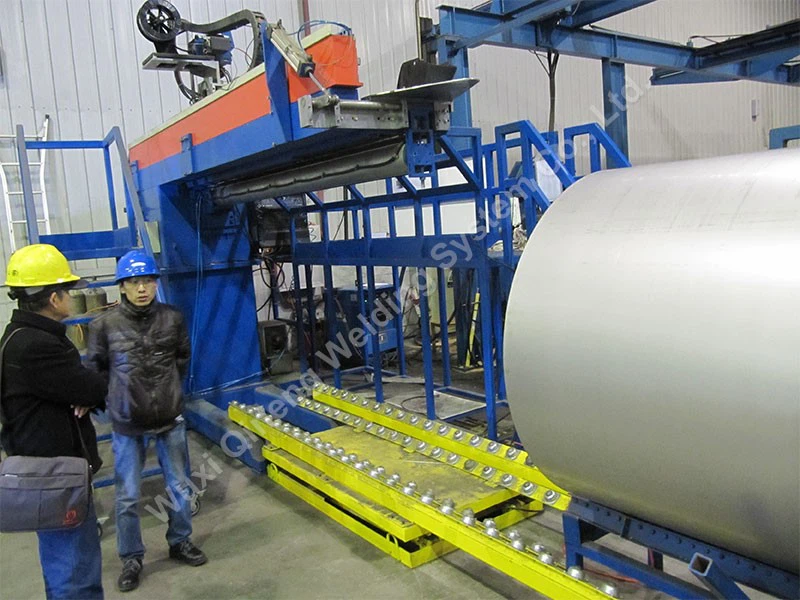 Cryogenic liquid Nitrogen dewars welding machine